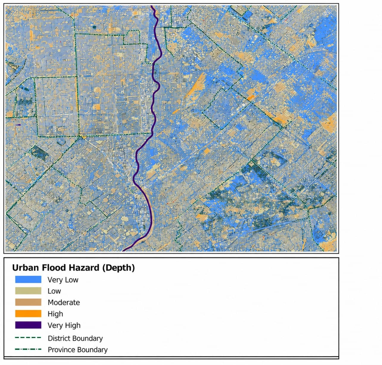 Karachi Urban Flood Hazard Modeling (openLISEM) — project figure